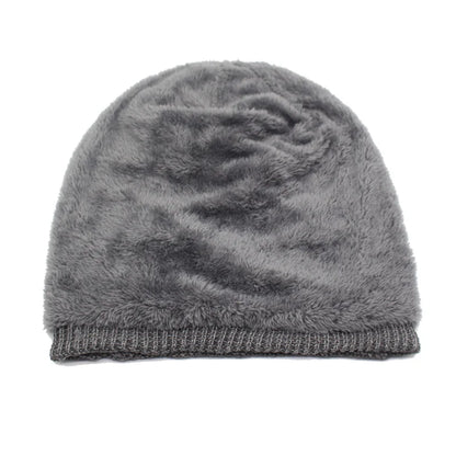 Winter Beanie Scarf skullies beanies Soft Skull Warm Baggy Cap Mask Hats For Men Women Knitted Hat - The Clothing Company Sydney