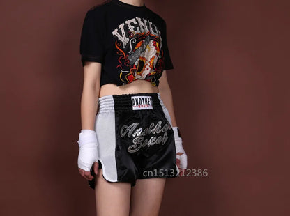 Muay Thai Shorts Kids Men Women MMA Boxing Shorts Trunks Quick Dry Kickboxing Fight Pant Grappling Pant Boxing Pants The Clothing Company Sydney
