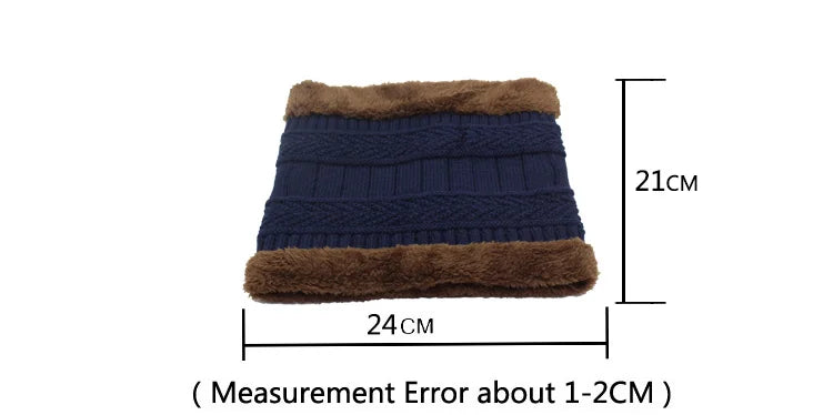 Winter Beanie Knitted Hat Scarf Skullies Beanies Men Winter Hats For Men Women Caps Mask Hats