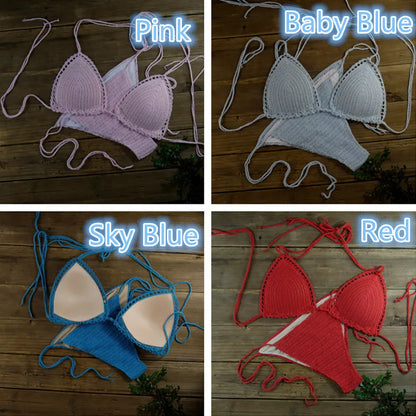 Women's Swimwear Push up Swimsuit Handmade Crochet Bikini Sets Lining Swim Trunks The Clothing Company Sydney