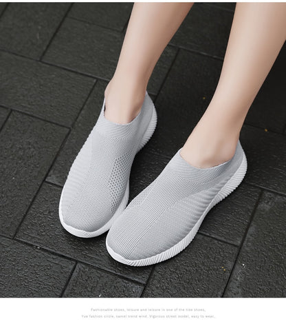 Women's Vulcanized Shoes Sneakers Slip On Flats Shoes Women Loafers Plus Size Walking Flats The Clothing Company Sydney