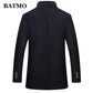 Autumn winter wool trench coat Men's wool jackets - The Clothing Company Sydney