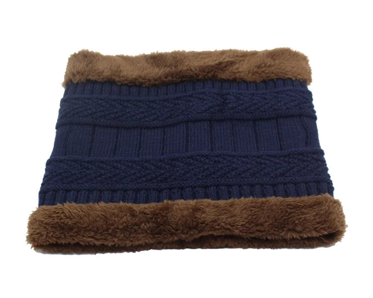 Winter Beanie Knitted Hat Scarf Skullies Beanies Men Winter Hats For Men Women Caps Mask Hats