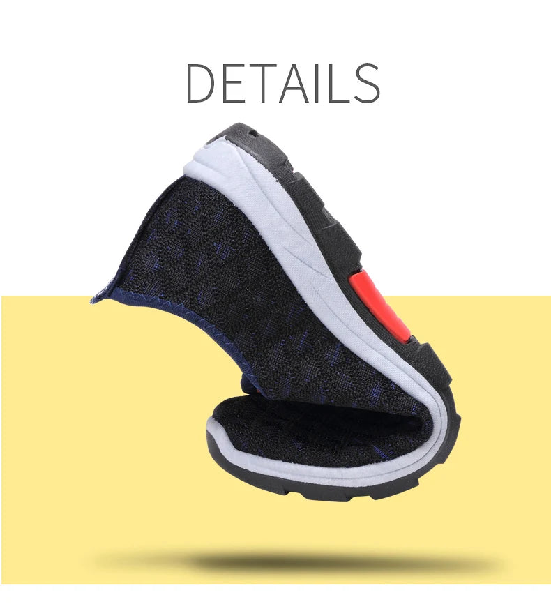 Summer Mesh Casual Shoes Breathable Slip on Mens Loafers Lightweight Sneakers Non-slip Walking Shoes The Clothing Company Sydney