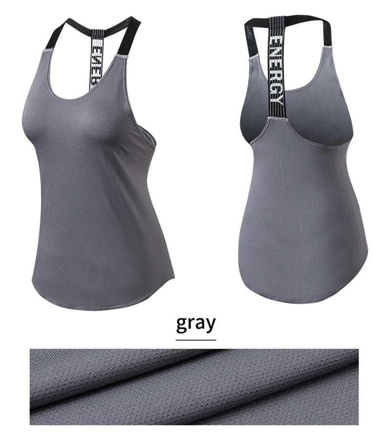 Women Gym Tops Black Sleeveless Yoga Fitness Shirt Gym Vest Running workout Sports Backless Singlet Top The Clothing Company Sydney