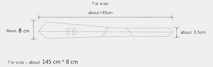 Men's Woven 8 cm Necktie Wedding Accessories Party Office Wear The Clothing Company Sydney