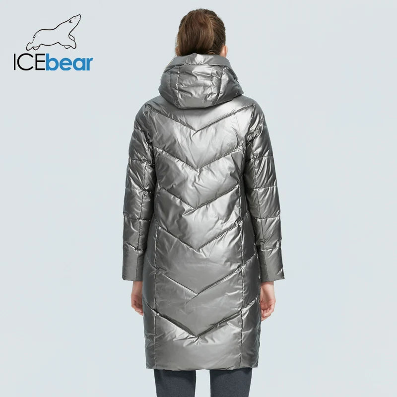 Women's Hooded Winter jacket fashion casual slim long warm cotton coat ladies parkas - The Clothing Company Sydney