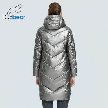 Women's Hooded Winter jacket fashion casual slim long warm cotton coat ladies parkas - The Clothing Company Sydney