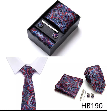 7.5 cm Business Ties Hanky Cufflink Set Tie Clips Green Necktie Corbatas For Men Wedding In Gift Box The Clothing Company Sydney
