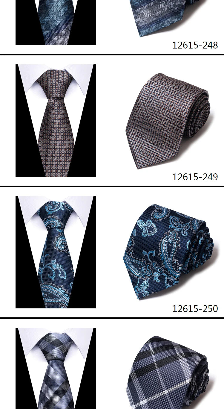 Men's Woven 8 cm Necktie Wedding Accessories Party Office Wear The Clothing Company Sydney