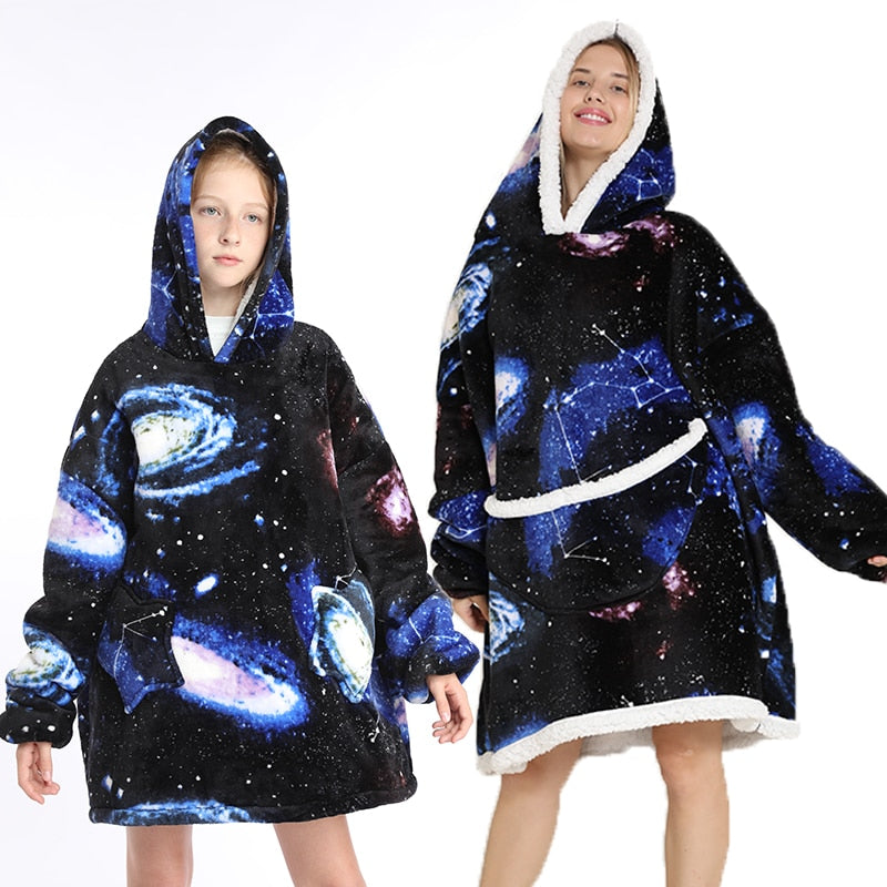 Oversized Hooded Blanket for Adult Child Wearable Blankets for Winter Warm Outdoor Hoodie Sweatshirt The Clothing Company Sydney