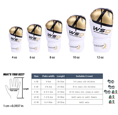 Kick Boxing Gloves for Men Women PU Karate Muay Thai Guantes De Boxeo Free Fight MMA Sanda Training Adults Kids Equipment The Clothing Company Sydney
