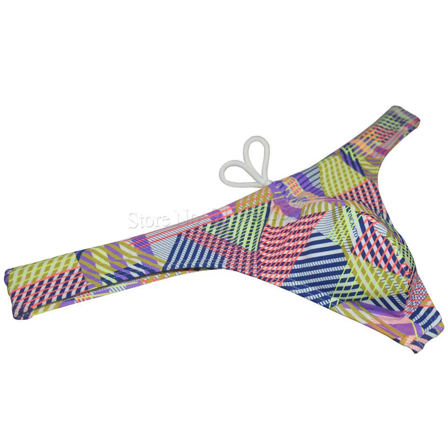 Men's Bikini Swim Thong Printed Swimsuit Smooth Swimwear T-back Mini Beachwear Surfing Thongs The Clothing Company Sydney