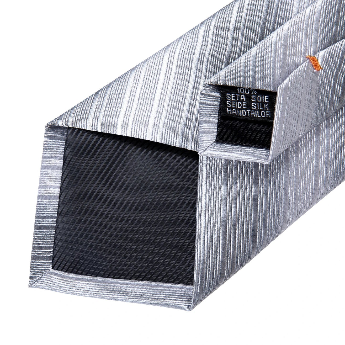 Gray Paisley Silk Tie Set – Men’s Wedding Tie, Pocket Square & Cufflinks The Clothing Company Sydney