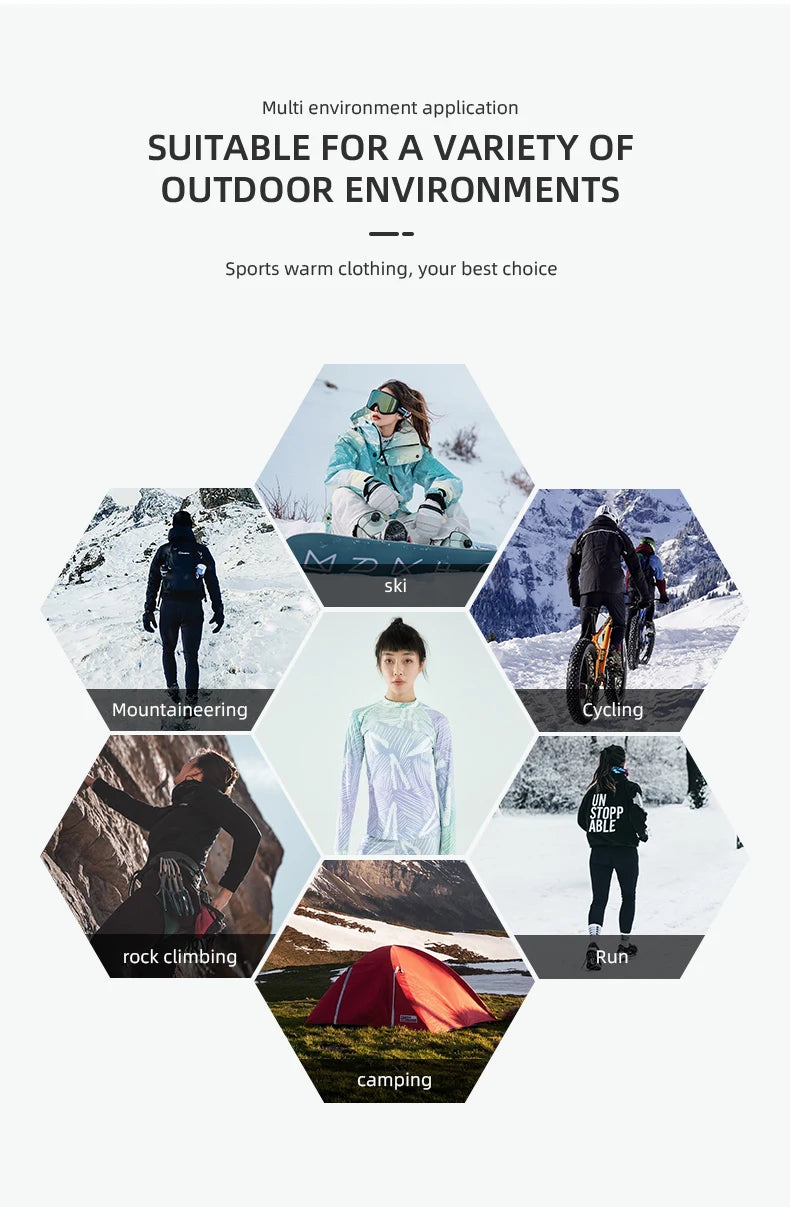 Womens 2 Piece Ultra Soft Winter Ski Quick Dry Base Layering Set Microfiber Fleece Thermal Underwear Plus Pants Set - The Clothing Company Sydney