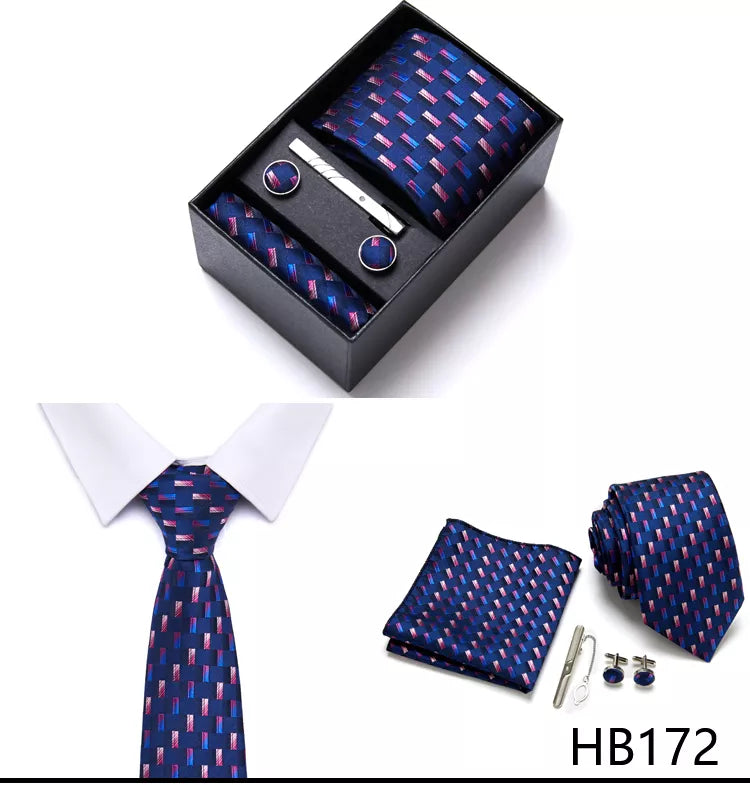 7.5 cm Business Ties Hanky Cufflink Set Tie Clips Green Necktie Corbatas For Men Wedding In Gift Box The Clothing Company Sydney