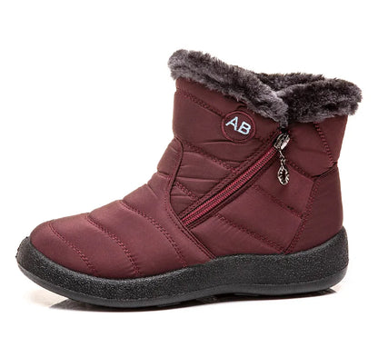 Women's Thick Plush Snow Boots Winter Waterproof Non-slip Platform Ankle Boots Women Warm Cotton Padded Shoes The Clothing Company Sydney