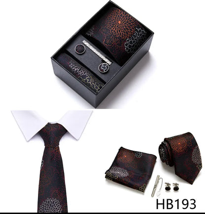 7.5 cm Business Ties Hanky Cufflink Set Tie Clips Green Necktie Corbatas For Men Wedding In Gift Box The Clothing Company Sydney