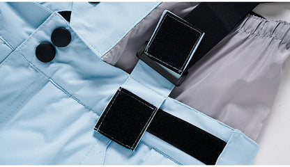 Men Women Snow Suit Wear Snowboarding Clothing Winter Warm Waterproof Outdoor Ski Set Jackets + Strap Pants - The Clothing Company Sydney