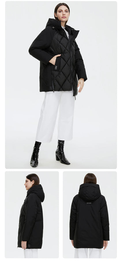 Winter Jacket Women's Collection Warm Jacket Mid-length Coats Parka - The Clothing Company Sydney
