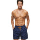 Summer Mens Swim Shorts Beach Quick Dry Printing Swimsuit Plus Size Mesh Liner Surfing Gym Board Shorts