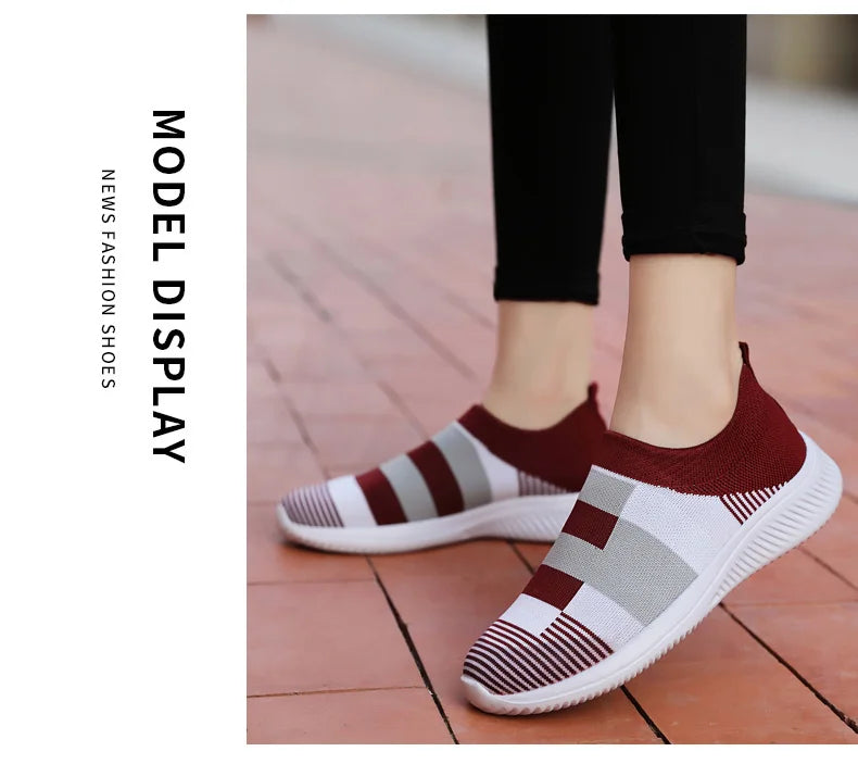 Women's Casual Knitted Sneakers The Clothing Company Sydney