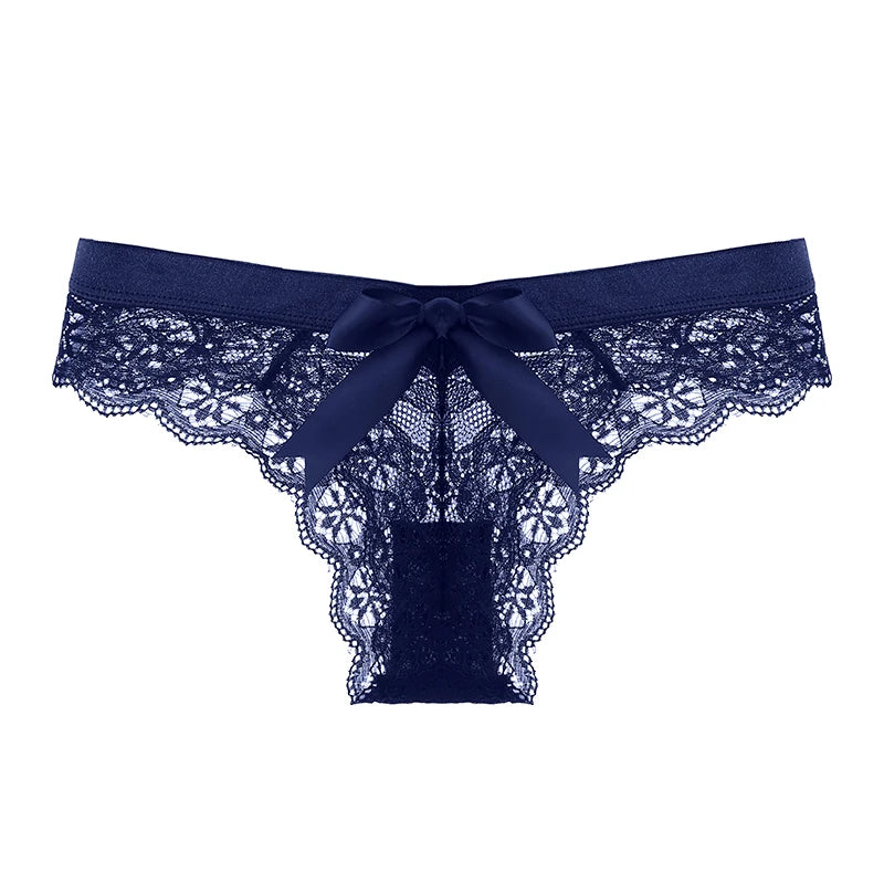 3 Pack Lace Panties Low-waist Underwear Thong G String Breathable T-back Lingerie - The Clothing Company Sydney