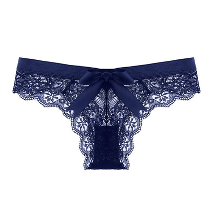 3 Pack Lace Panties Low-waist Underwear Thong G String Breathable T-back Lingerie - The Clothing Company Sydney