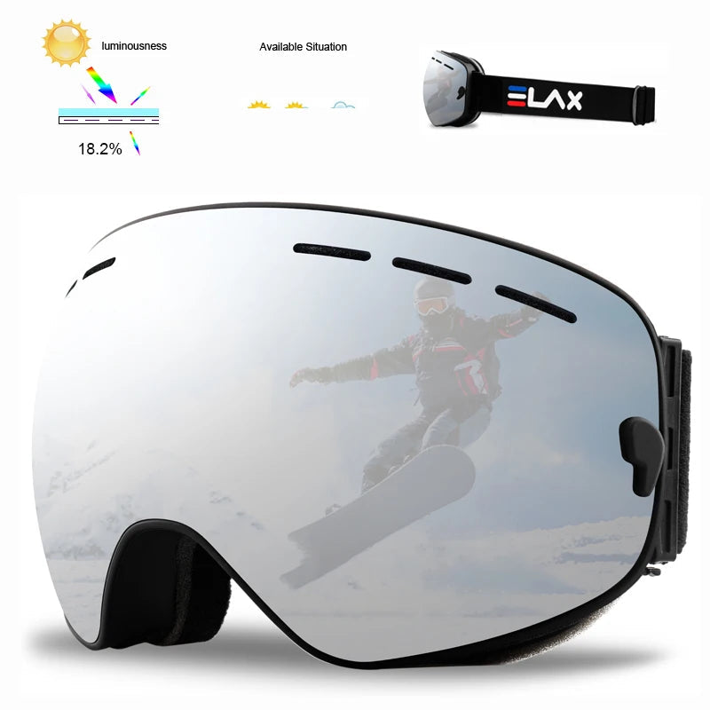 Double Layers Anti-Fog Snow Ski Goggles The Clothing Company Sydney