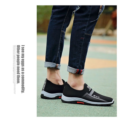 Summer Mesh Men's Shoes Lightweight Sneakers Men Fashion Casual Walking Shoes Breathable Slip on Mens Loafers The Clothing Company Sydney