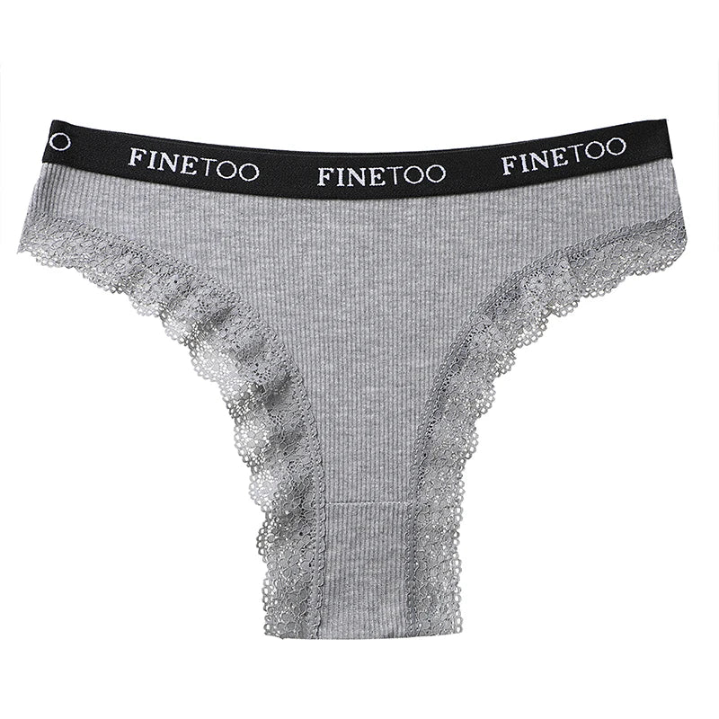 Women's Cotton Panties Hollow Out Lace Briefs Female Letter Belt Underwear Plus Size Panty  Lingerie The Clothing Company Sydney