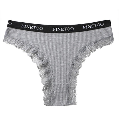 Women's Cotton Panties Hollow Out Lace Briefs Female Letter Belt Underwear Plus Size Panty  Lingerie The Clothing Company Sydney