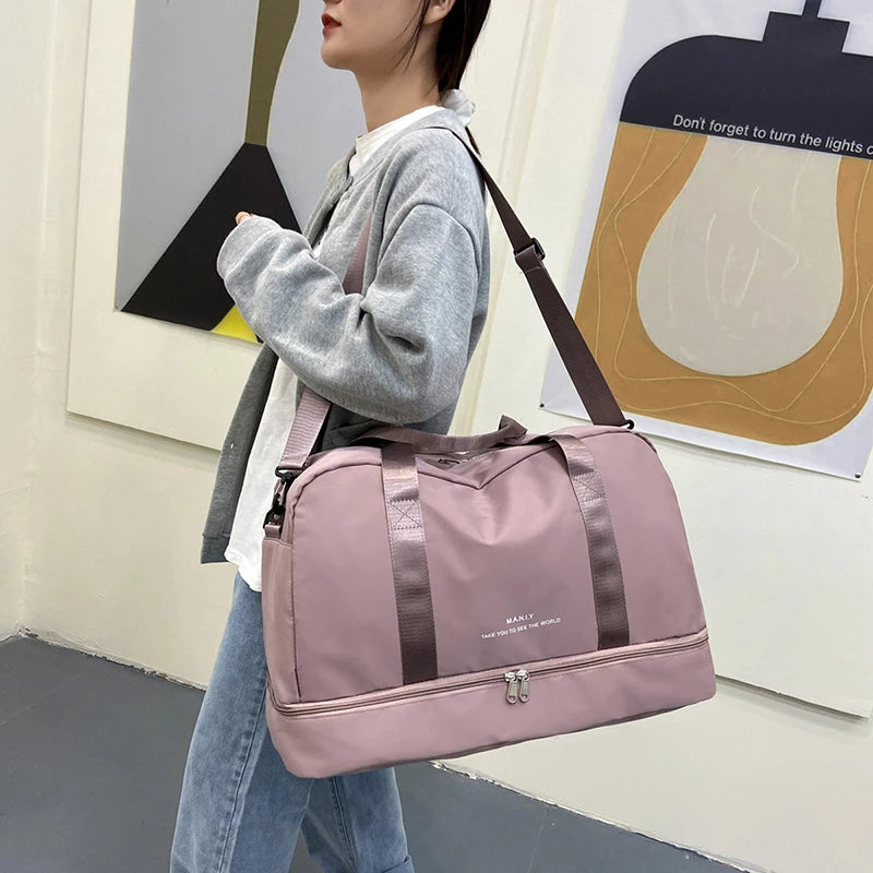 Women Handbag's Nylon New Luggage Bags Crossbody Bag Men's Travel Bag  Ladies Fashion Shoulder Duffel Bag - The Clothing Company Sydney