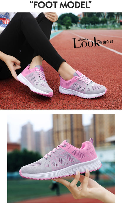 Women's Sport Shoes Sneakers Woman Running Shoes Breathable Antislip Light Flats The Clothing Company Sydney