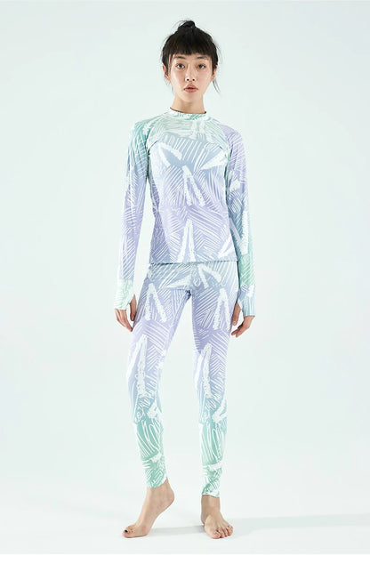 Womens 2 Piece Ultra Soft Winter Ski Quick Dry Base Layering Set Microfiber Fleece Thermal Underwear Plus Pants Set - The Clothing Company Sydney