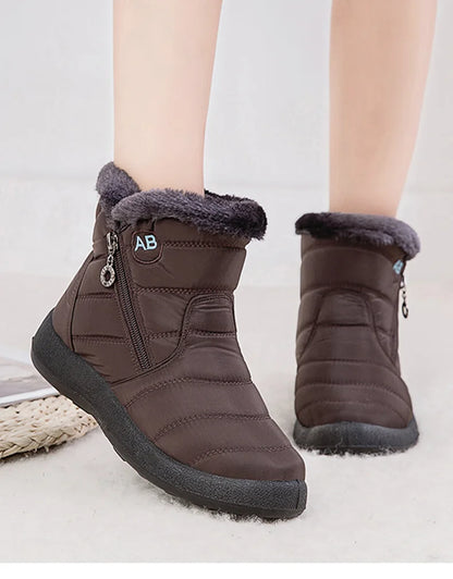 Women's Thick Plush Snow Boots Winter Waterproof Non-slip Platform Ankle Boots Women Warm Cotton Padded Shoes The Clothing Company Sydney