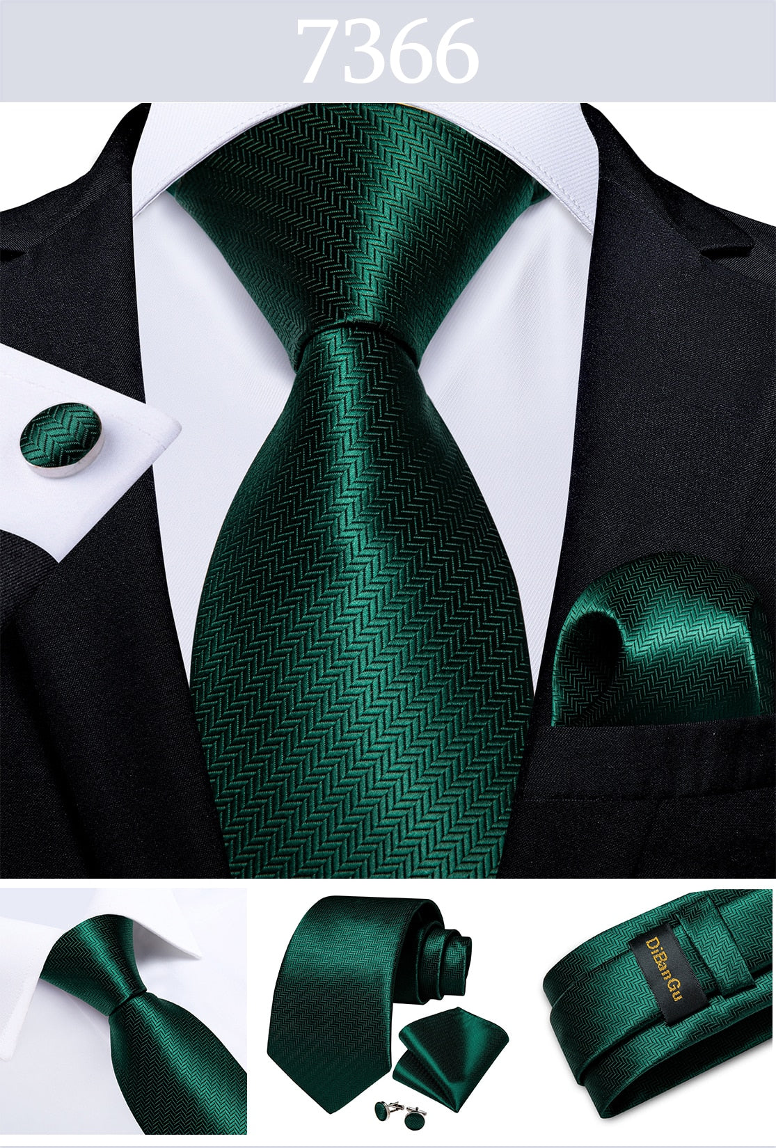 Men's Tie Teal Green Paisley Novelty Design Silk Wedding Tie for Men Handky cufflink Tie Set Party Business Fashion Set The Clothing Company Sydney