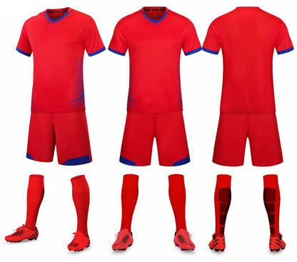 Children Adult Football Jerseys Boys and girls Soccer Clothes Sets youth soccer sets training jersey suit with socks and Shin guards The Clothing Company Sydney
