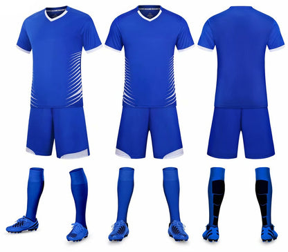 Children Adult Football Jerseys Boys and girls Soccer Clothes Sets youth soccer sets training jersey suit with socks and Shin guards The Clothing Company Sydney