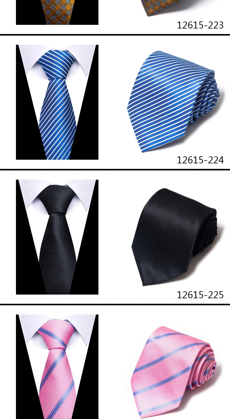 Men's Woven 8 cm Necktie Wedding Accessories Party Office Wear The Clothing Company Sydney