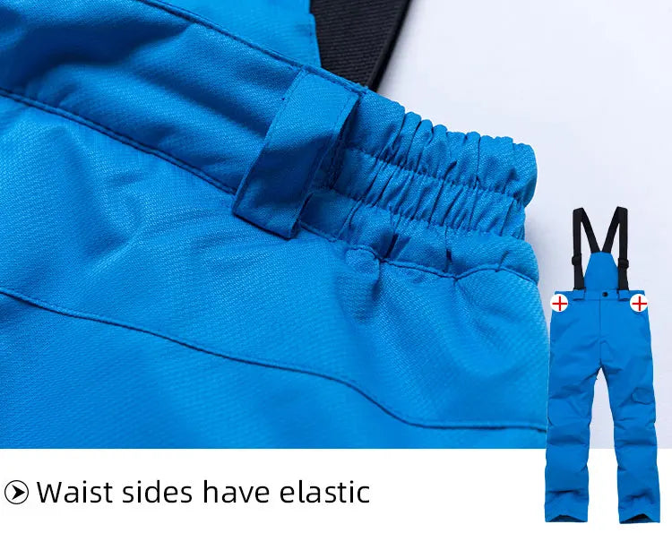 Children's Snow Suit Outfit Wear Outdoor Waterproof Windproof Warm Costume Winter Snowboarding Ski Jacket and Strap Pant Boys and Girls The Clothing Company Sydney