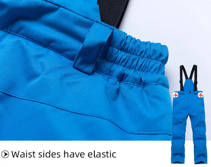 Children's Snow Suit Outfit Wear Outdoor Waterproof Windproof Warm Costume Winter Snowboarding Ski Jacket and Strap Pant Boys and Girls The Clothing Company Sydney