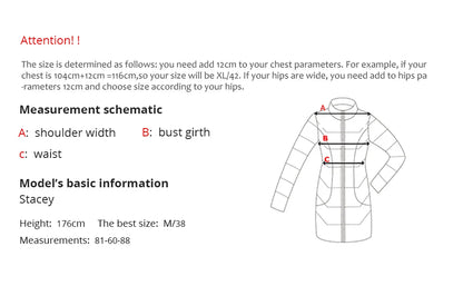 Women's winter Coat Casual Parkas Hooded Coats Plus Size Jacket - The Clothing Company Sydney