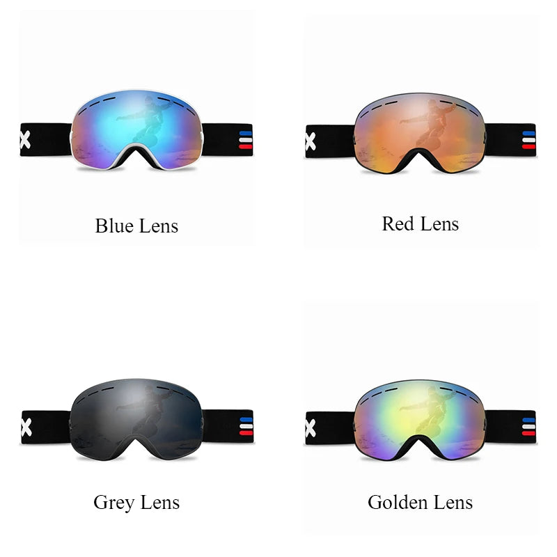 Double Layers Anti-Fog Snow Ski Goggles The Clothing Company Sydney