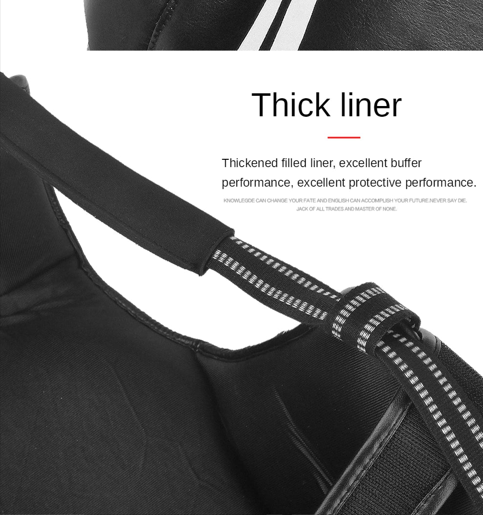 Boxing Chest Guard MMA Martial Arts Rib Shield Armour Adults Kids Body Protector Kickboxing Training Uniform Muay Thai Fight Gear - The Clothing Company Sydney
