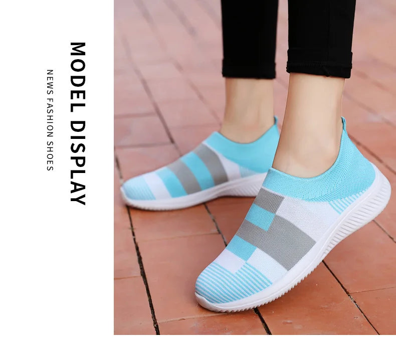Women's Casual Knitted Sneakers The Clothing Company Sydney