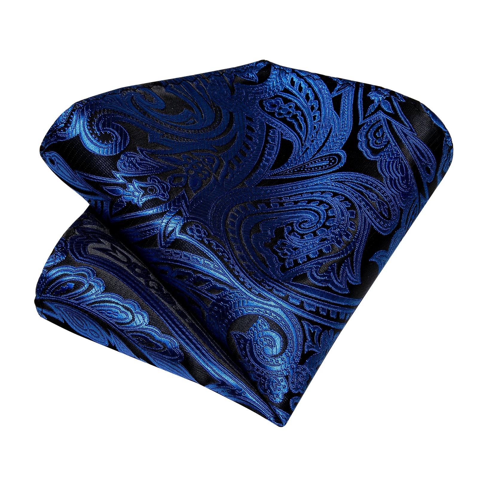 4 Piece Paisley Neck Ties 8cm Wide Silk Tie Pocket Square Cufflinks Brooch Christmas Gift Sets For Men - The Clothing Company Sydney