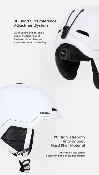 Female Male Ski Helmet Half-covered Anti-impact Snowboard Helmet For Adult and Kids Safety Ski Skateboard Skiing Helmet The Clothing Company Sydney
