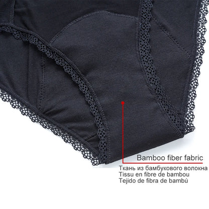 Menstrual Panties For Women Period Underwear 4 Layer Plus Size Heavy Flow Absorbency Leakproof Physiological Sanitary Lingerie - The Clothing Company Sydney