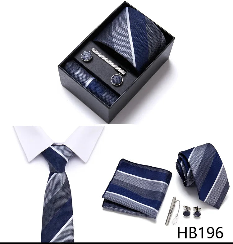 7.5 cm Business Ties Hanky Cufflink Set Tie Clips Green Necktie Corbatas For Men Wedding In Gift Box The Clothing Company Sydney